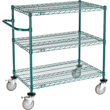Nexel Wire Cart, Steel, 36 in L, 24 in W, 40 in H B3055304